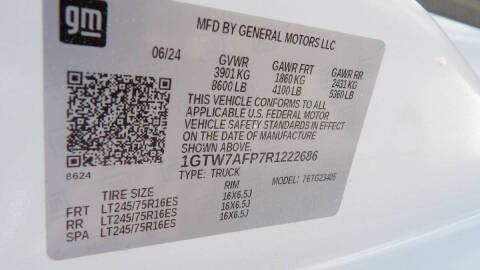 2024 GMC Savana 2500