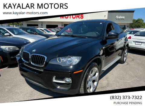 2013 BMW X6 for sale at KAYALAR MOTORS in Houston TX
