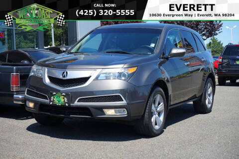 2012 Acura MDX for sale at West Coast AutoWorks -Edmonds in Edmonds WA