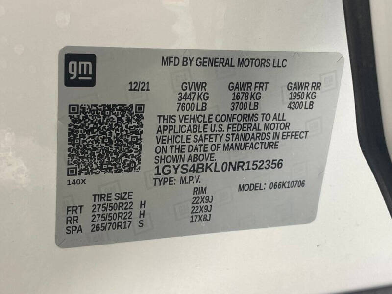 2022 Cadillac Escalade Premium Luxury