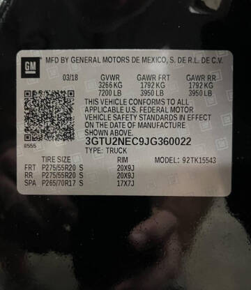 2018 GMC Sierra 1500