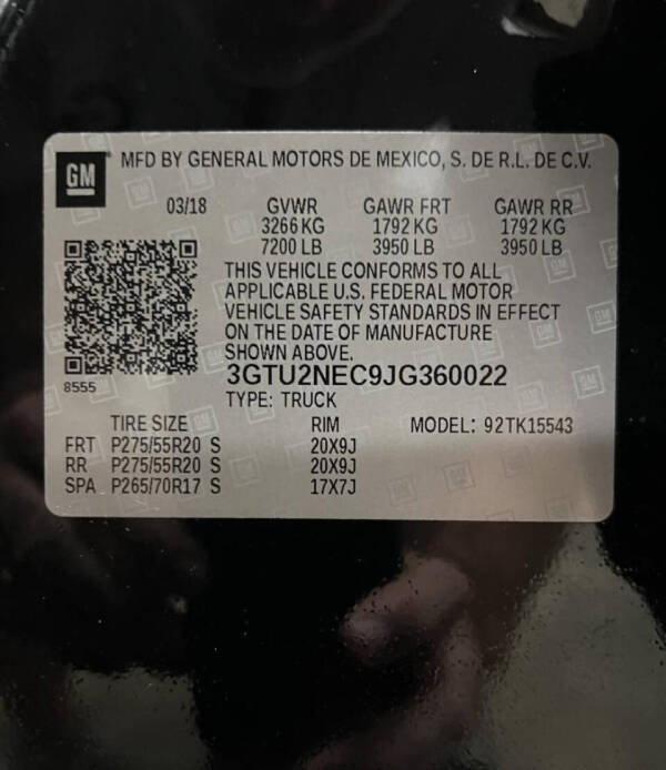 2018 GMC Sierra 1500