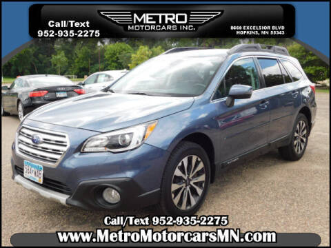 2016 Subaru Outback for sale at Metro Motorcars Inc in Hopkins MN