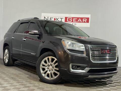 2015 GMC Acadia for sale at Next Gear Auto Sales in Westfield IN