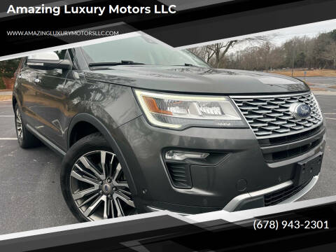 2018 Ford Explorer for sale at Amazing Luxury Motors LLC in Gainesville GA