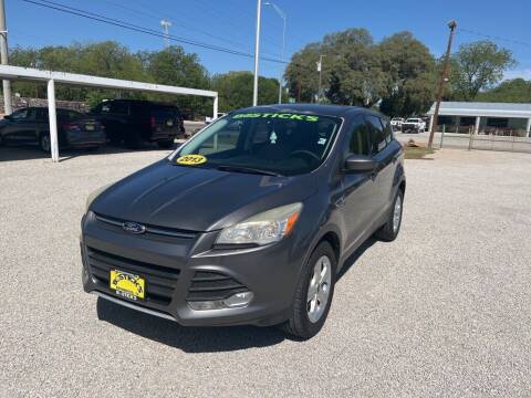2013 Ford Escape for sale at Bostick's Auto & Truck Sales LLC in Brownwood TX
