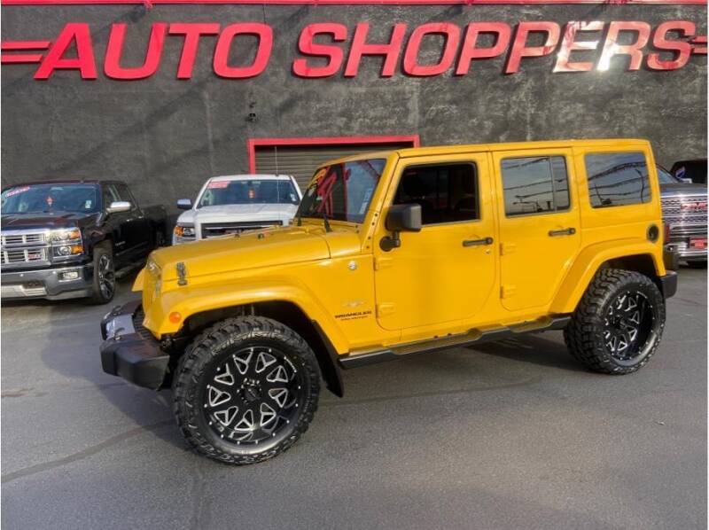 2015 Jeep Wrangler Unlimited for sale at AUTO SHOPPERS LLC in Yakima WA