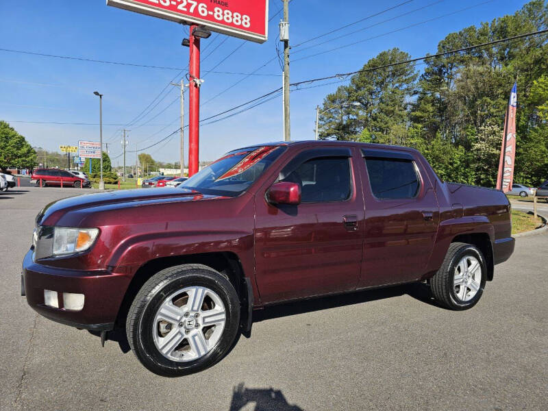 Used 2013 Honda Ridgeline RTL with VIN 5FPYK1F55DB011869 for sale in Kingsport, TN