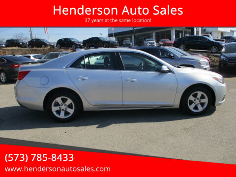 2016 Chevrolet Malibu Limited for sale at Henderson Auto Sales in Poplar Bluff MO
