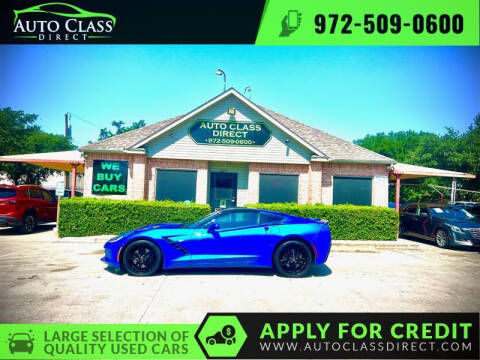 2014 Chevrolet Corvette for sale at Auto Class Direct in Plano TX