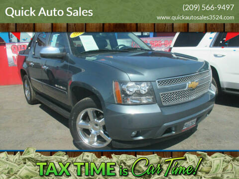 2012 Chevrolet Avalanche for sale at Quick Auto Sales in Ceres CA
