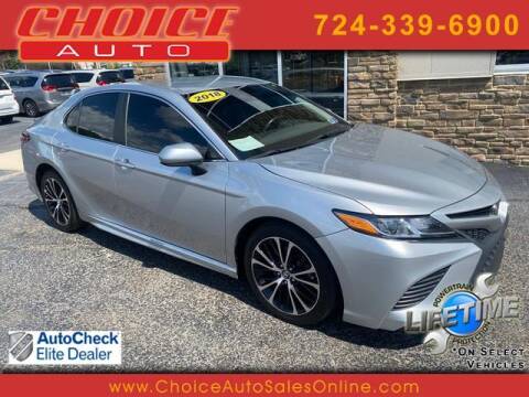 2018 Toyota Camry for sale at CHOICE AUTO SALES in Murrysville PA