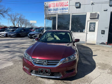 2015 Honda Accord for sale at United Motors LLC in Saint Francis WI