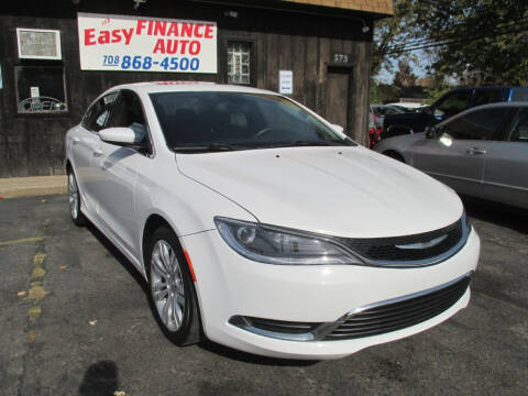 2015 Chrysler 200 for sale at EZ Finance Auto in Calumet City IL