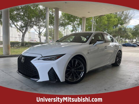 2021 Lexus IS 350 for sale at University Mitsubishi in Davie FL