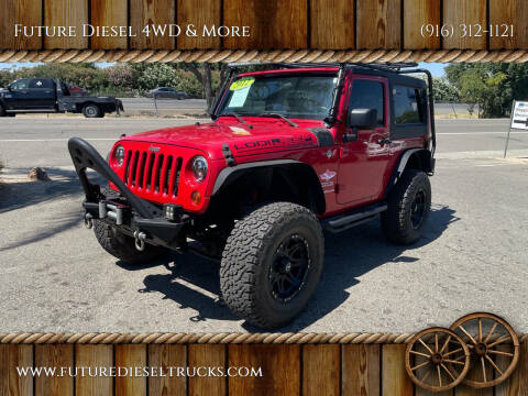 2012 Jeep Wrangler for sale at Future Diesel 4WD & More in Davis CA