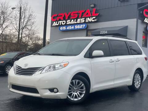 2017 Toyota Sienna for sale at Crystal Auto Sales Inc in Nashville TN