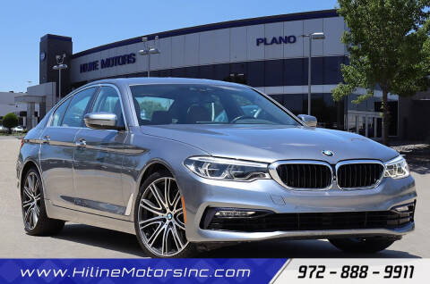 2017 BMW 5 Series for sale at HILINE MOTORS in Plano TX