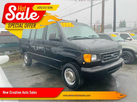2003 Ford E-Series for sale at New Creation Auto Sales in Everett WA