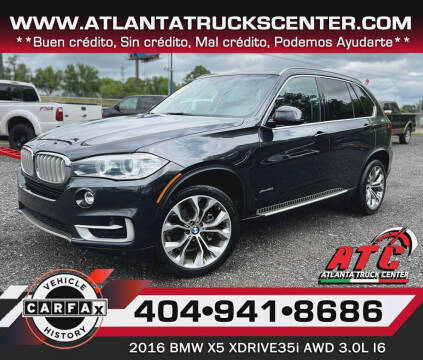 2016 BMW X5 for sale at ATLANTA TRUCK CENTER LLC in Doraville GA