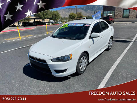 2014 Mitsubishi Lancer for sale at Freedom Auto Sales in Albuquerque NM