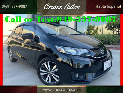 2016 Honda Fit for sale at Cruise Autos in Corona CA