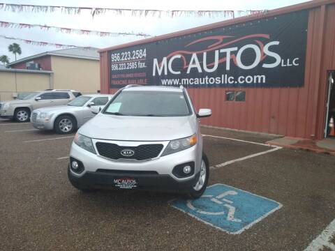 2013 Kia Sorento for sale at MC Autos LLC in Pharr TX