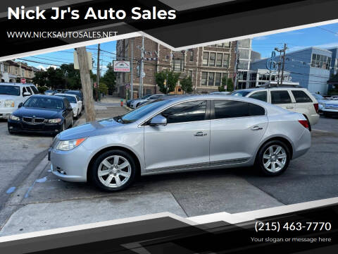 2010 Buick LaCrosse for sale at Nick Jr's Auto Sales in Philadelphia PA