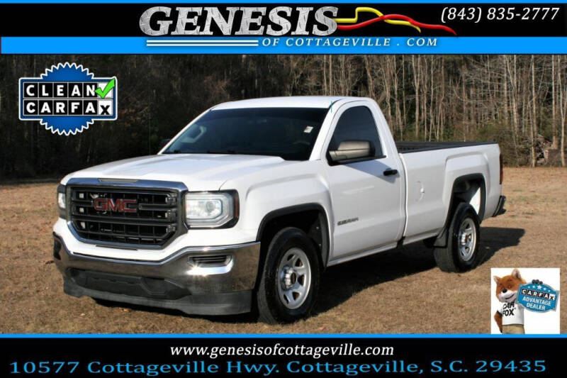 2016 GMC Sierra 1500 for sale at Genesis Of Cottageville in Cottageville SC