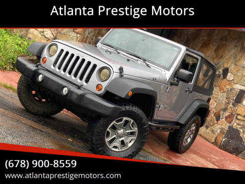 2013 Jeep Wrangler for sale at Atlanta Prestige Motors in Decatur GA