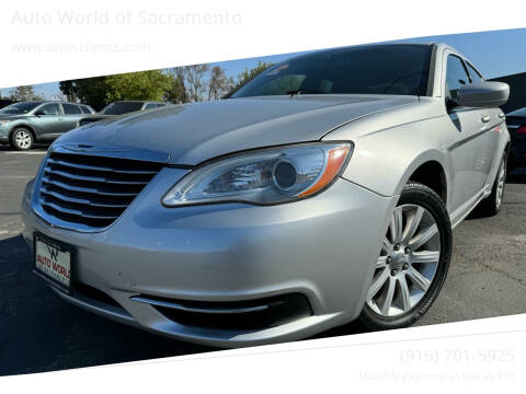 2012 Chrysler 200 for sale at Auto World of Sacramento Stockton Blvd in Sacramento CA