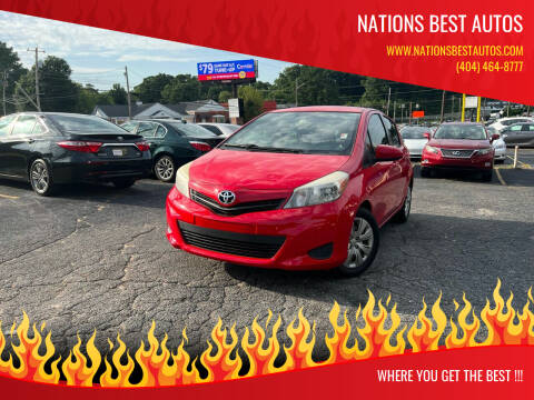2014 Toyota Yaris for sale at Nations Best Autos in Decatur GA