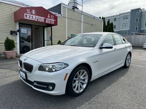 2015 BMW 5 Series for sale at Champion Auto LLC in Quincy MA