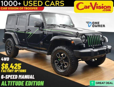 2018 Jeep Wrangler JK Unlimited for sale at Car Vision of Trooper in Norristown PA