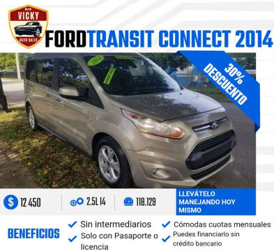 2014 Ford Transit Connect for sale at Vicky Auto Sales llc in Miami FL