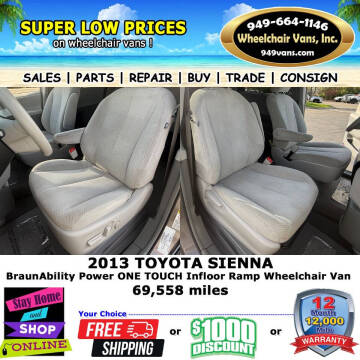 2013 Toyota Sienna LE Mobility 7-Passenger