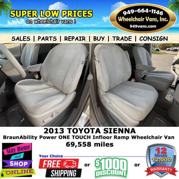 2013 Toyota Sienna LE Mobility 7-Passenger