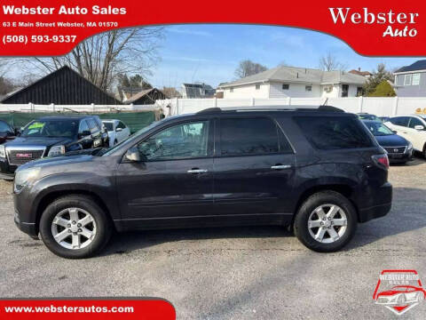 2016 GMC Acadia for sale at Webster Auto Sales in Webster MA