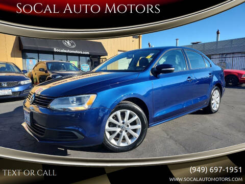 2012 Volkswagen Jetta for sale at SoCal Auto Motors in Costa Mesa CA