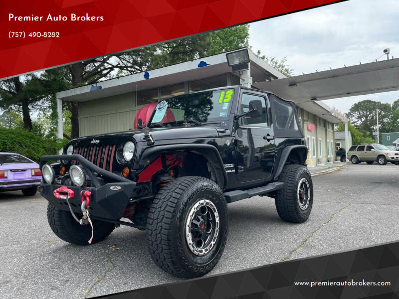 2013 Jeep Wrangler for sale at Premier Auto Brokers in Virginia Beach VA