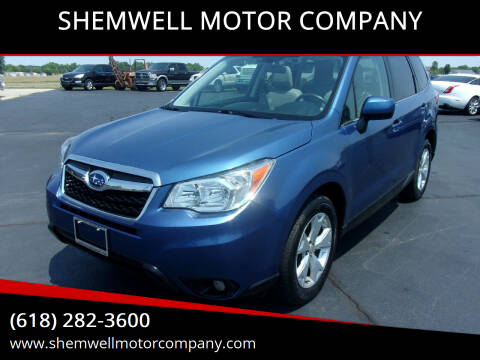 2015 Subaru Forester for sale at SHEMWELL MOTOR COMPANY in Red Bud IL