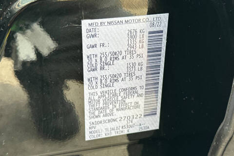 2022 Nissan Pathfinder SL