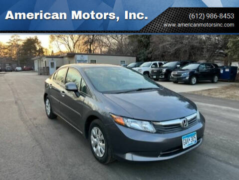 2012 Honda Civic for sale at American Motors, Inc. in Farmington MN