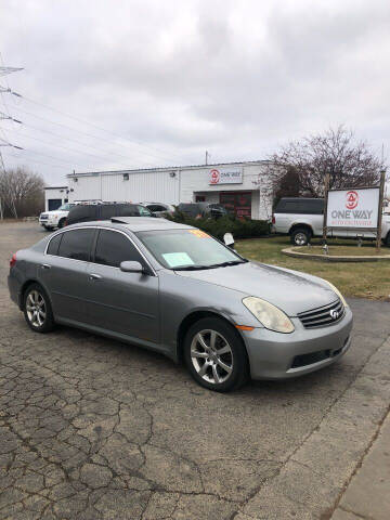 2006 Infiniti G35 for sale at One Way Auto Exchange in Milwaukee WI