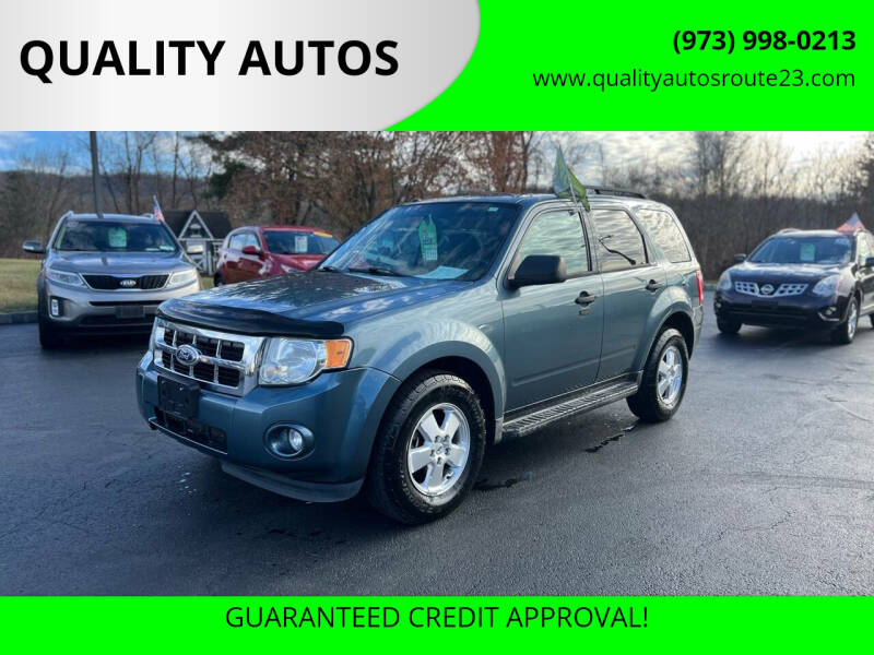 2011 Ford Escape for sale at QUALITY AUTOS in Hamburg NJ