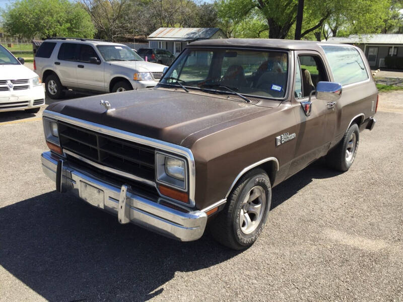 1990 Dodge Ramcharger for sale at John 3:16 Motors in San Antonio TX