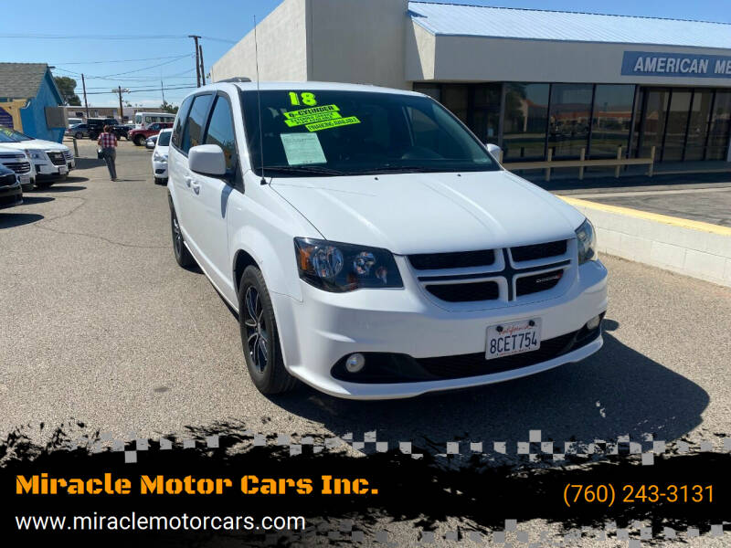 2018 Dodge Grand Caravan for sale at Miracle Motor Cars Inc. in Victorville CA
