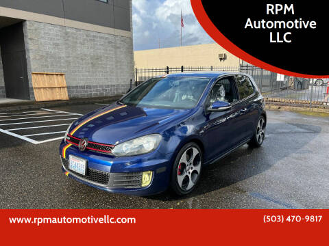 2011 Volkswagen GTI for sale at RPM Automotive LLC in Portland OR