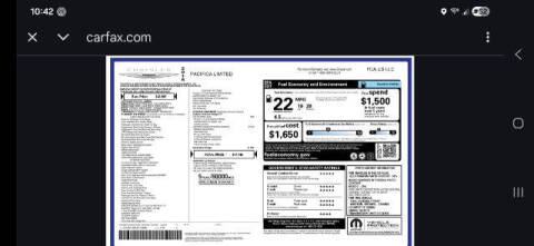 2018 Chrysler Pacifica Limited