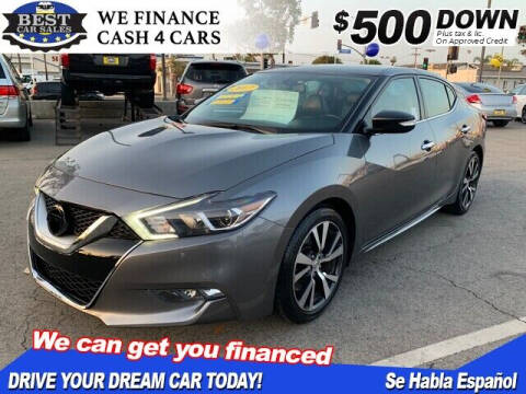 2017 Nissan Maxima for sale at Best Car Sales in South Gate CA